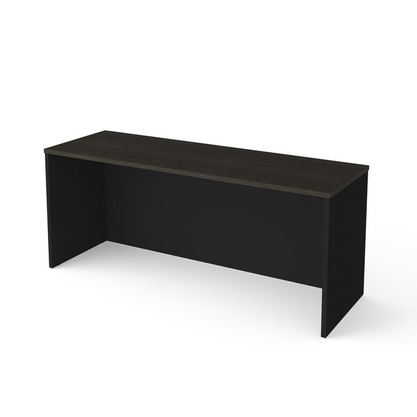 Pro-Concept Plus 72W Narrow Desk Shell, Deep Grey & Black
